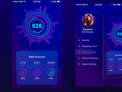 APP Data page design