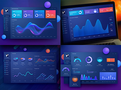 Data visualization projects admin chart dashboard data visualization fui graph histogram icon mobile monitoring ui kits web