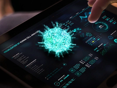 Data Visualization Design of Biomedical dashboard data visualization fui fuidesign web web app web design