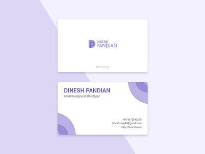Business card business card ui ux