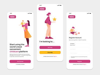 DailyUI 001 Sign Up app daily ui challenge dailyui design mobiledesign mobilesignin uidesign ux uxdesign