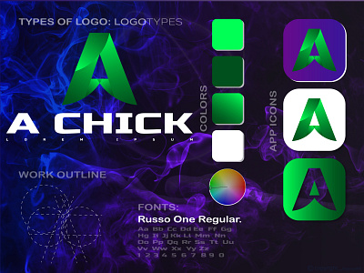 A CHICK logo: Corporate Branding logo । Logotypes । Nature logo
