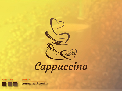 Cappuccino: Branding logo । Coffee logo । cafe logo.