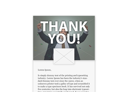 Thank You design email email template graphic design marketing thank you