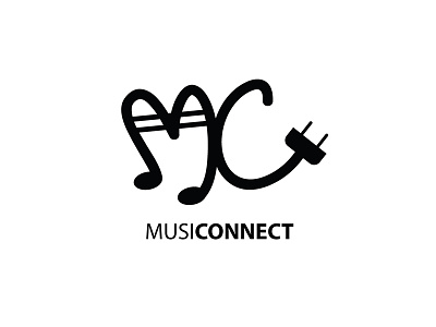 MusiConnect band connect design logo music startup type typography wip