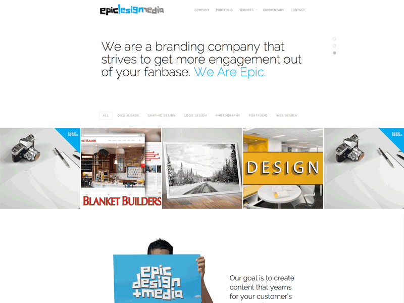 Homepage Redisign 2014 gif homepage landing page website