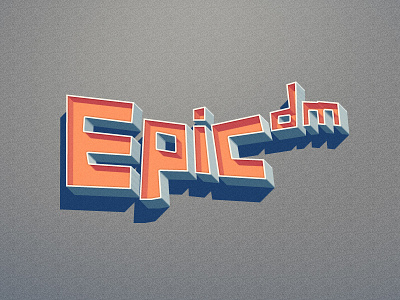 Epic Text Effect epic type typography