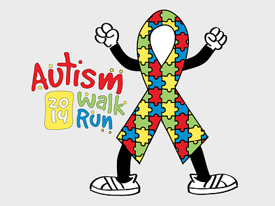 2014 Autism Walk 2014 autism autism walk puzzle puzzle piece ribbon run walk