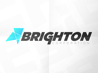 Brighton Corp Logo Exploration brighton corp design gradient logo logo design