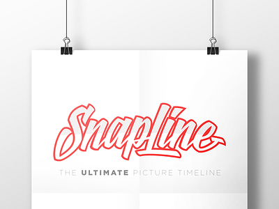 SnapLine App Logo app design font graphic design logo mock mock up type typography