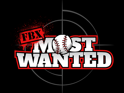 Fbx Most Wanted alaska baseball design fairbanks fbx graphic design logo most wanted softball