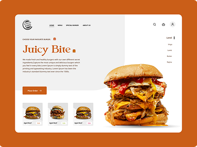 Burger - Landing page 🍔