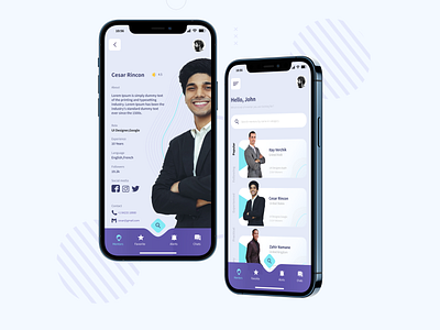 Mentor app - User profile app appdesign design dribbble figma graphic design mentorapp mobileapp ui ui challenge uidesign uiuxdesigner userprofile