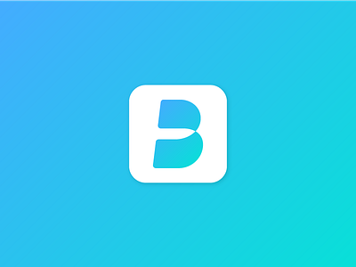 Bridgeme Logo1 b bi branding gradation icon logo mobile symbol