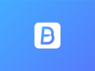 Bridgeme Logo2 b bi branding gradation icon logo mobile symbol