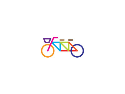 Tandem bicycle bike colors tandem team united