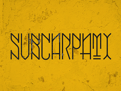 Subcarpati arhaic hip hop lettering modern rap romanian rural typography underground