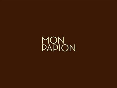 Mon Papion cat classic fancy logo papion retro uppercase wear