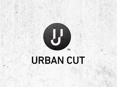 Urban Cut barber beard circle cut haicut hair hairdresser minimal monogram shop smiley urban