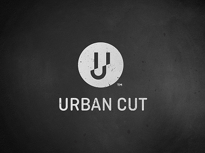 Urban Cut barber beard circle cut haicut hair hairdresser minimal monogram smiley urban
