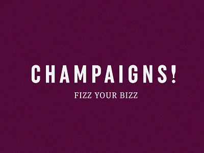 Champaigns agency bottle business champagne ecommerce exclamation mark fashion fizz marketing