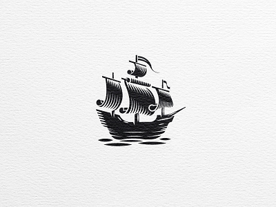 Ship adventure black and white boat craft details papyrus pirate sail sea ship