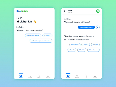 Chatbot App app appdesign chatbot design mobile ui userexperience userinterface ux
