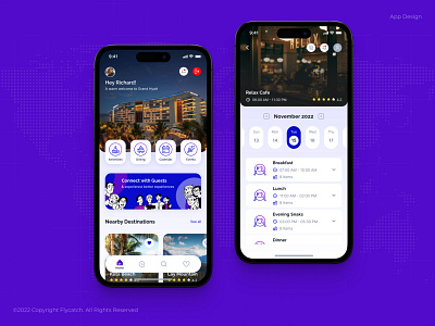 Awaytogether Guest App android app dashboard app ui application ui best ui guest holiday hospitality hospitality solution hotel ios mobile app mobile application mobile ui restaurant travel travel app uiux vacation web application