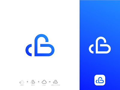 Logo design ( Letter C + Letter B + Cloud ) b cloud logo b logo b mark best logo design brand brand identity branding branding agency c cloud logo c logo cloud icon letter b letter c logo logo design logo folio modern logo modern minimalist logo monogram logo