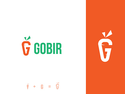 G Letter + Carrot brand brand identity branding carrot creative logo dribble g g carrot logo g letter g logo g mark icon logo logo design logo folio meaningful logo minimal logo modern logo startup vegetable