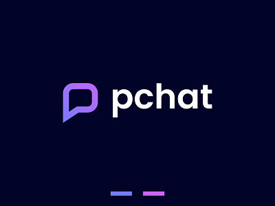 p + chat logo brand branding chat chat icon icon logo logo design logomark logotype message minimal modern logo monogram p p letter p logo p mark talk logo technology logo typography