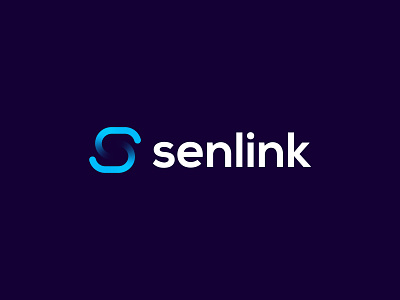 senlink logo design branding design icons letter s logo design logo mark logos modern modern logo portfolio s software tech technology logo vector