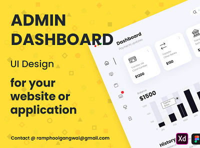 Modern Admin Dashboard Design admin dashboard branding skecth ui ui design