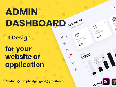 Modern Admin Dashboard Design