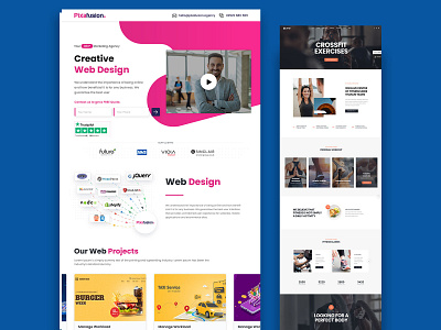 Landing page design branding icon design landing page design skecth ui ui design ux website design