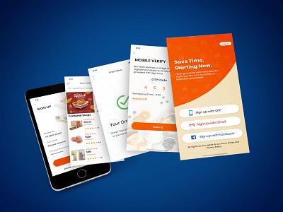 Grocery APP UI design 2 branding custom app design grocery app design mobile app ui design
