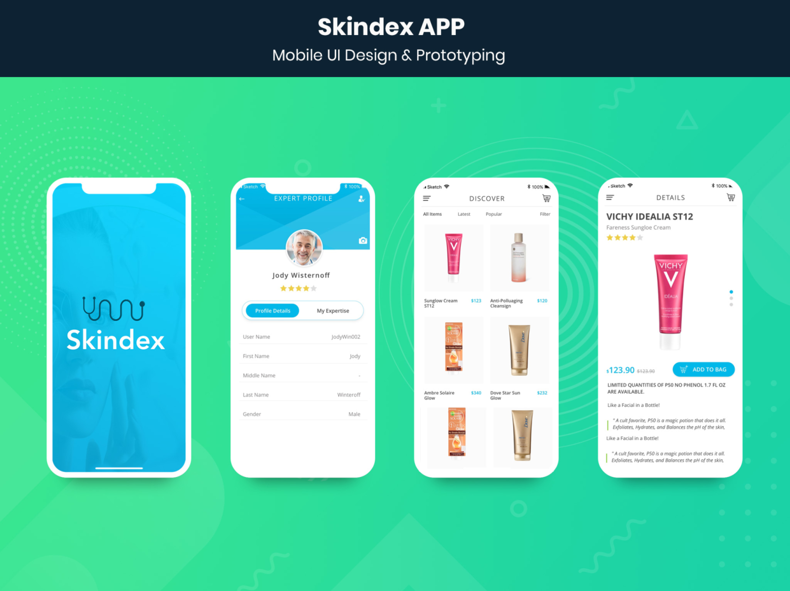 Skindex App By Ram Designer On Dribbble
