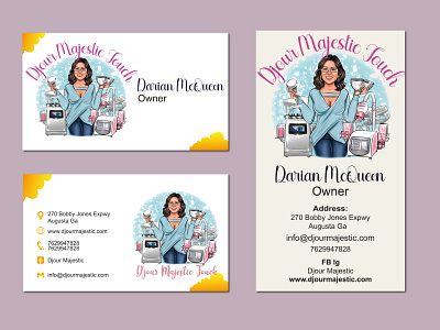 Illustration Business Card (For Sale) banner branding business card business card for sale business card ideas card corporate design for sale graphic design illustration illustration business card illustration card logo logo design luxury business card minimal business card modern business card typography vector