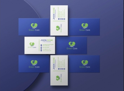 Business Card Design beanding blue card branding business card graphic design