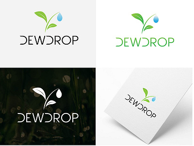 DewDrop Logo branding dewdrop dewdrop logo dew logo graphic design initial logo logo personal logo vector