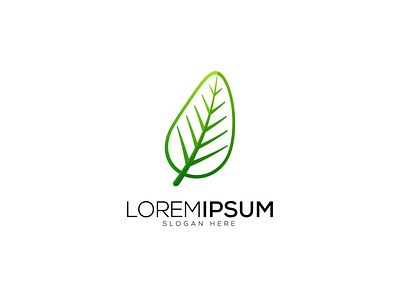 Leaf Logo branding gradient leaf gradient logo green leaf leaf leaf illustration leaf logo logo minimal vector