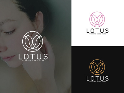 Minimal/Lotus Logo Design brand identity branding design graphic design icon illustration logo logo design logo vector logos lotus lotus icon minimal vector
