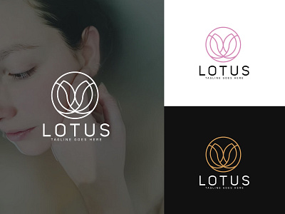 Minimal/Lotus Logo Design