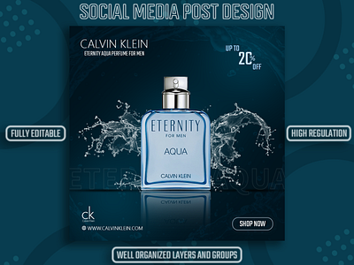 Creative Perfume social media post design ad design branding ck facebook post graphic design instagram post perfume post design poster design