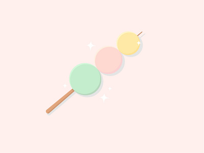 Cute Dango Illustration design illustration vector