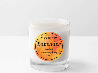 Candle label design