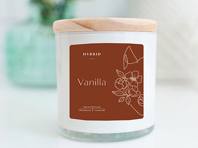 Candle Label Mockup