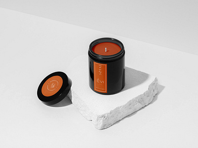 Branded Candle Label Design