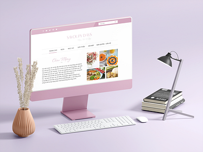 Food Blog - Savoury Days | Web Design design ui web design