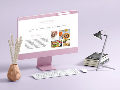 Food Blog - Savoury Days | Web Design